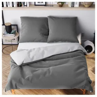 Wolkenfeld Bettwäsche »Wolkenfeld Bettwäsche Allergiker Bettwäsche, unfassbar weich« 3 Stk., tlg. 135x200 cm, 155x220 & Übergrößen inkl. Kissenbezüge 80x80, 2-farbig