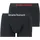 Flowing Boxershorts Schwarz / Weiß / Rot S 2er Pack