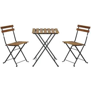 casa.pro Bistroset Bovino 3-tlg. Braun
