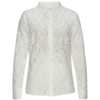 LASCANA Spitzenbluse Weiß 36