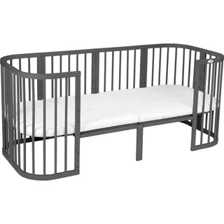 Waldin Erweiterung auf 174cm für 7in1 Babybett, KEIN BETT, Graphit