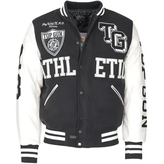 TOP GUN Collegejacke "College Jacke TG23001", schwarz
