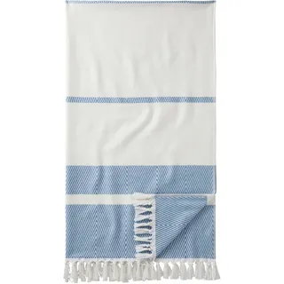 Egeria Pestemal Herri Hamamtuch 100 x 180 cm blau