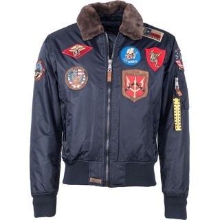 Top Gun Machine, Textiljacke - Dunkelblau - L