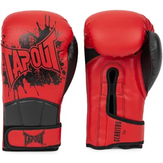 TapouT Cerritos Leder Künstliche Boxhandschuhe - Red / Black - 14 oz