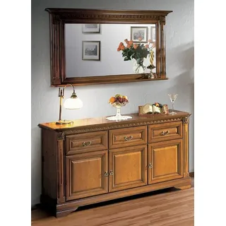Sideboard mit Spiegel Vorratsschrank Anrichte Wandspiegel Klassisches Set