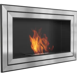 Kratki Biokamin Wandkamin Juliet 1100 | silber | JULIET/1100/TUV