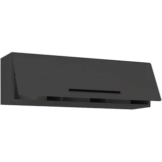 VCM Wandregal 95 x 30 x 0 cm Schwarz