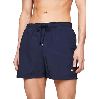 Tommy Hilfiger Badehose mit Recycling-Nylon und Taschen : Größe - S Größe: S - Blau