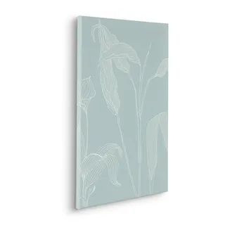 KOMAR "Minty Green - Größe 40 x 60 cm", - Wandbild, Kunstdruck, Wanddekoration, Design, Wohnzimmer, Schlafzimmer