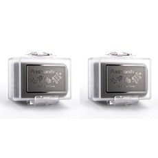 Flashwoife, Battery Case BC2, 2 x Schutzbox für Kameraakku bis max. 61 x 41 x 22 mm, verschiedenen Schaumstoffeinlagen, transparent
