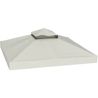 Outsunny Ersatzdach - 300Lx300Wx1Hcm - Hellgrau