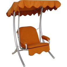 Angerer Hollywoodschaukel 1-Sitzer - Gartenschaukel Made in Germany - Schaukel zum Sitzen und Entspannen - einfache Montage (Terracotta einfarbig)