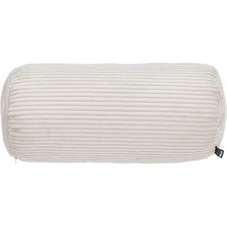 Nackenrolle DONE. "Zoom", beige, B:25cm H:25cm L:50cm, Obermaterial: 92% Polyester, 8% Nylon, Funktionskissen, Nackenrolle, Nackenrolle aus modernem Kordstoff