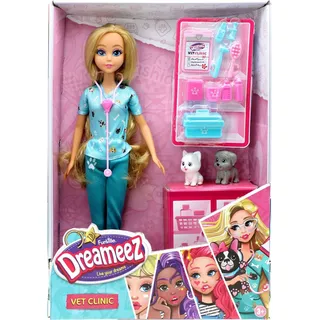 Tierarzt-Puppenspielset mit Haustieren und Arztzubehör