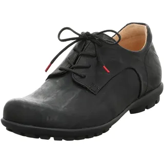 THINK! Herren KONG chromfrei gegerbte nachhaltige Halbschuhe, SCHWARZ