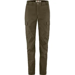 Fjällräven Stina Trousers Damen Hose, Dark Olive,