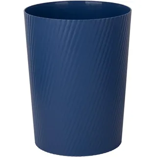 UUJOLY Kleiner Mülleimer für Badezimmer, Waschküche, Küchen, Büros, Kinderzimmer, Schlafsäle (Marineblau)