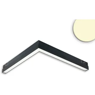 ISOLED Isoled, Track48 Eckleuchte horizontal schwarz, 20W, 48V DC, 3000K,CRI90 Line+ D...