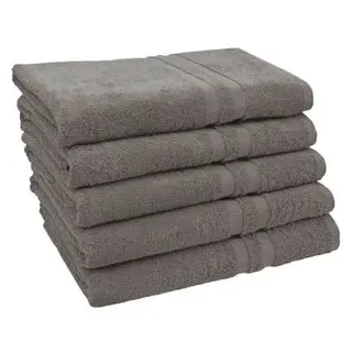 ZOLLNER Duschtuchset 5-tlg. 70 x 140 cm Taupe