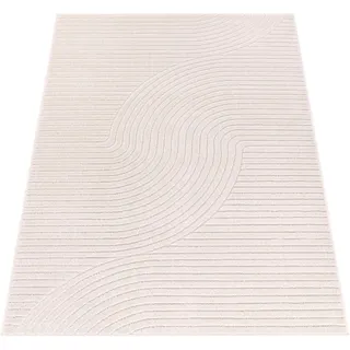 Paco Home Cotton 233 Kurzflorteppich 60 x 110 cm Beige