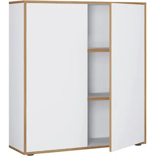 VCM Mid.you Aktenschrank 100x33x110 cm Weiß