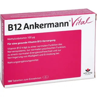 Wörwag Pharma B12 ANKERMANN Vital Tabletten 100 St.
