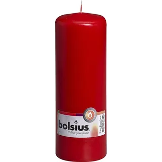 Bolsius Stumpenkerze 20 cm rot