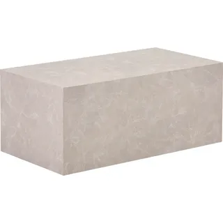 HOME DELUXE - Couchtisch Amiri L - Farbe: Beige, Größe: 95 x 50 cm, MDF Platte, bereits fertig montiert I Wohnzimmertisch Beistelltisch Sofatisch - Beige