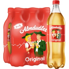 Almdudler Original Alpenkräuterlimonade im Vorratspack (6 x 1 l) - Limonade aus natürlichen Alpenkräutern