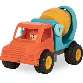 Battat Großer LKW Betonmischer Sandkasten mit Figur 31 cm – Sandspielzeug Kinder Spielzeug Fahrzeug für Mädchen und Jungen ab 18 Monaten (2 Teile)