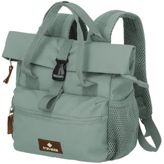 Travelite Rucksack BASICS Mini Rollup Rucksack, 7 L, 20 x 27 x 10 cm, 0,20 kg, viele Fächer – City-, Freizeit- & Tagesrucksack für Damen und Herren, Mint