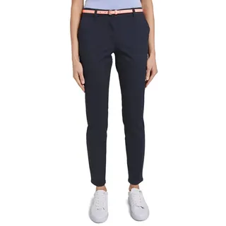 Tom Tailor Chinohose mit Gürtel blau 34