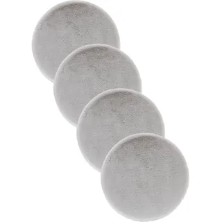 Astra Elda Kinderteppich Ø 35 cm Silber