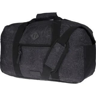 Große Tasche Reisetasche passend Handgepäck Sporttasche Weekender Bag Dame Schwarz - Schwarz