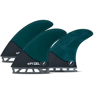 Futures Thruster Fin Set PYZEL Honeycomb L Fin 25, Farbe: Blau, Finnenbox: futures
