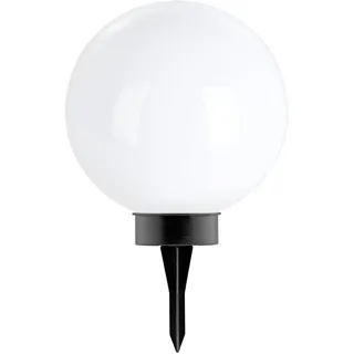 EGLO LED Solar Kugel Gartenlampe Kunststoff Ø 25 cm schwarz/weiß