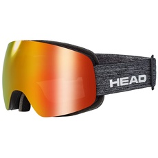 HEAD GLOBE FMR Ski- und Snowboardbrille für Erwachsene, Unisex, Red/Melange