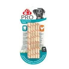 10bucăți Pro Dental Twisted Sticks 8in1 Snackuri pentru câini mici