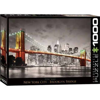 EuroGraphics 6000-0662 Puzzle New York City Brooklyn Bridge, 1000