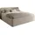 Polsterbett 160 H2 Creme