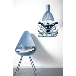 KOMAR Deko-Sticker Blackbolt Classic 50 x 70 cm gerollt