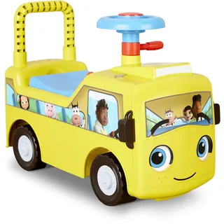 Little Baby Bum - Buster Rutschfahrzeug - gelbes Rutschauto Spielzeug-Bus, Lauflernwagen in Bus-Form mit Soundfunktion.