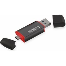 Bild TM20 Hybrid Dual 3 schwarz/rot 128GB, USB-A 3.0/USB 2.0 Micro-B (1UDOV-T0BKC3-NN)