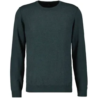 Rundhalspullover RAGMAN, Herren, Gr. 54, grün (dunkelgrün, 357), Strick, 95% Baumwolle 5% Cashmere, Rundhals, Pullover Rundhalspullover