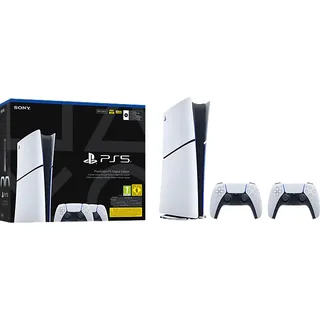 PlayStation 5 Slim Digital Edition + 2. DualSense Wireless-Controller