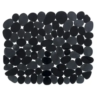 Wenko Spülbeckeneinlage Stone 31 x 26 cm Schwarz