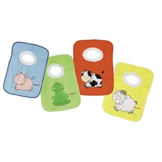 Playshoes Schlupf-Lätzchen 4er Pack 507142, 900 - mehrfarbig, 4 Stück (1er Pack)