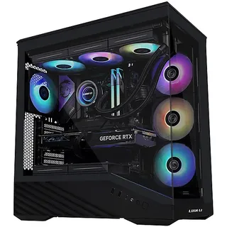 Lian Li V100 ARGB fans) - Gehäuse, - Miditower - Schwarz