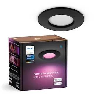 Philips Wandleuchte + Deckenleuchte Kunststoff, Metall 90mm 3er Set weiß